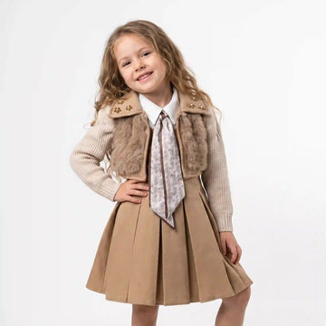 Arctic Charm Dress & Bolero Set