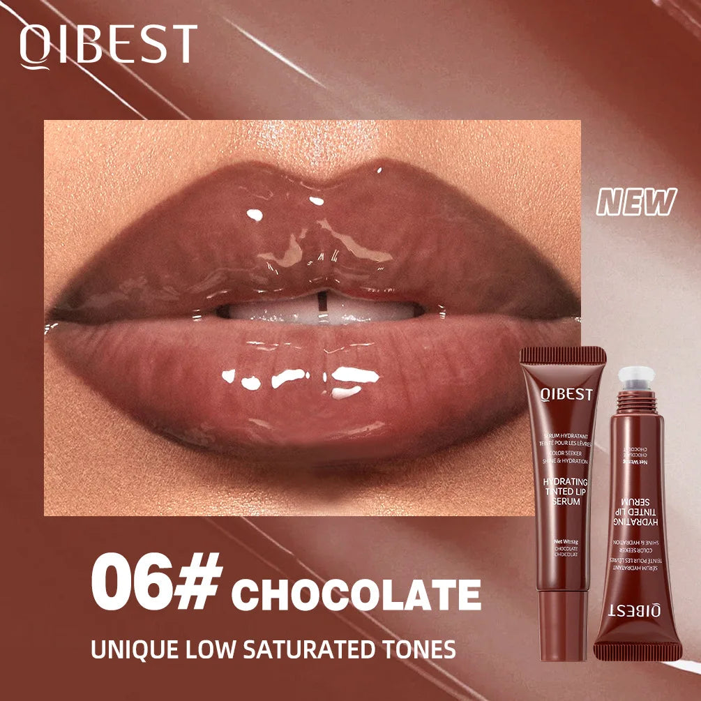 QIBEST Crystal Lip Balm Moisturizing Lip Gloss Oil Jelly Lipgloss Long Lasting Liquid Lipstick Hydrating Tinted Lip Serum Makeup - Velora