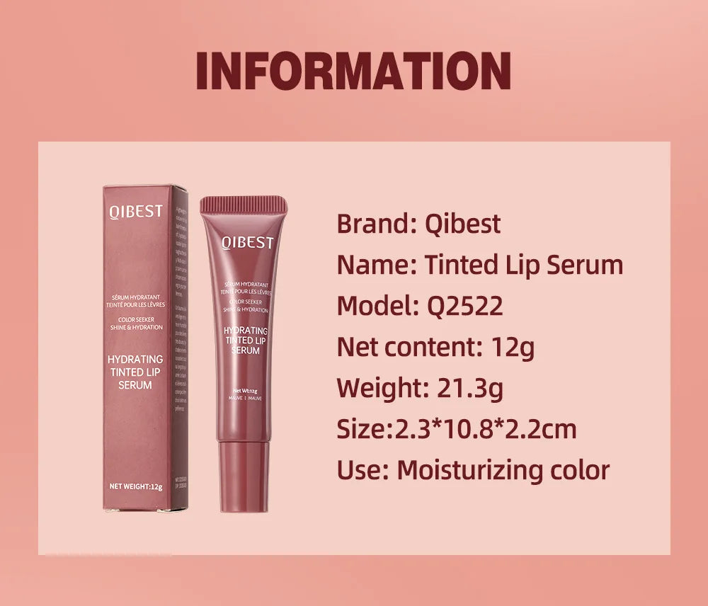 QIBEST Crystal Lip Balm Moisturizing Lip Gloss Oil Jelly Lipgloss Long Lasting Liquid Lipstick Hydrating Tinted Lip Serum Makeup - Velora