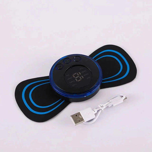 Rechargeable neck massager electric neck massage to relieve pain EMS acupoint muscle stimulation relaxation massage - Velora
