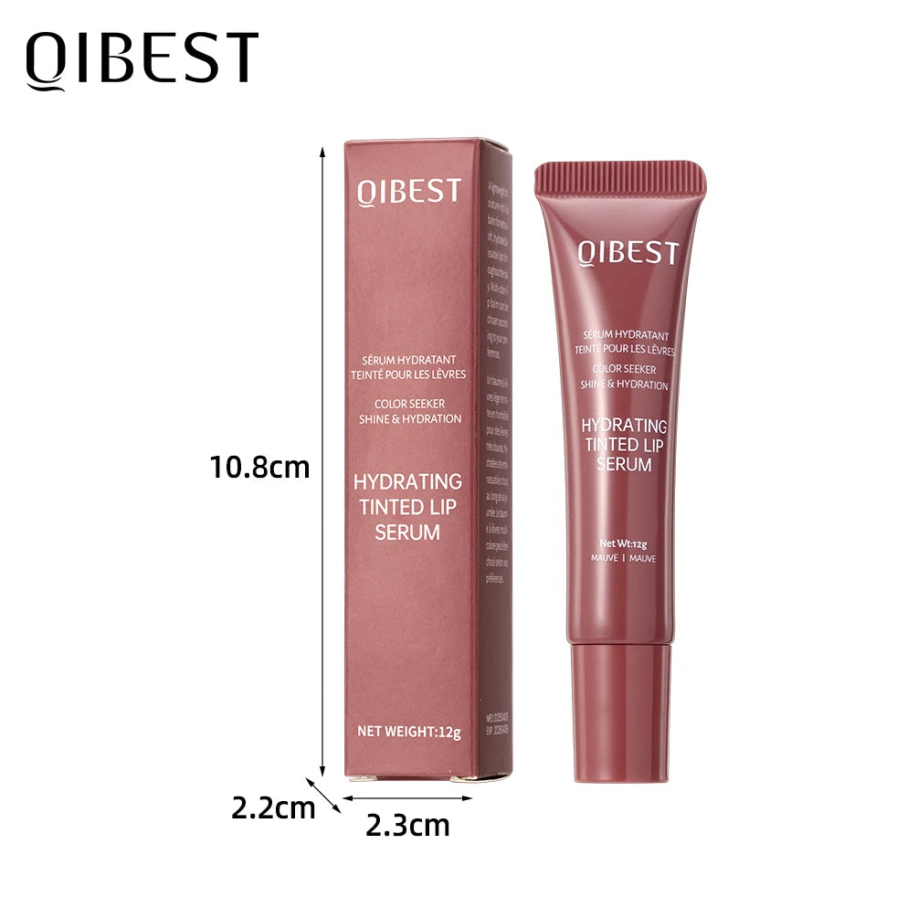 QIBEST Watery Crystal Clear Jelly Lip Oil Lip Balm Moisturizing Smoothing Lip Lines Jelly Pout Lip Gloss Glass Tinted Lip Glaze - Velora