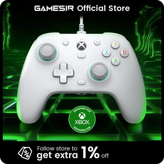 GameSir G7 SE Xbox Gaming Controller Wired Gamepad for Xbox Series X, Xbox Series S, Xbox One, with Hall Effect Joystick - Velora