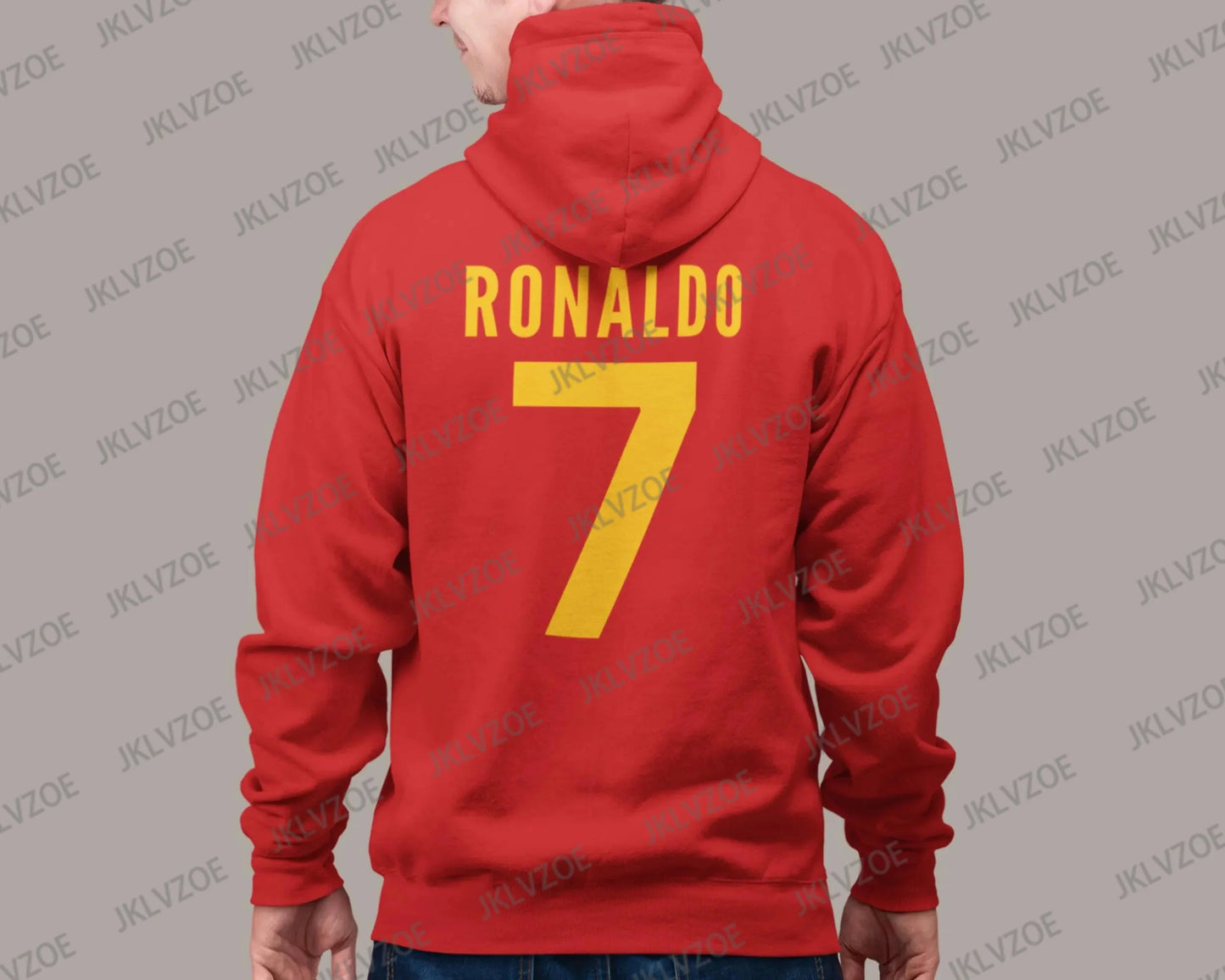Ronaldo 7 Print Hoodie Retro Street Sweatshirt Top Autumn Women Men Casual Pullover Cotton Sport Hooded Men Clothing Streetwear Velora
