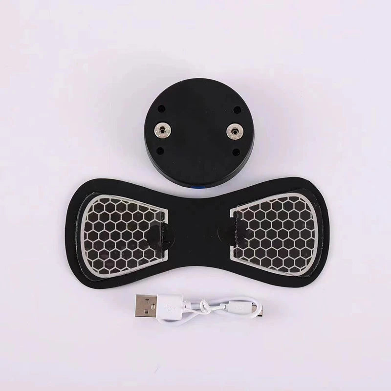 Rechargeable neck massager electric neck massage to relieve pain EMS acupoint muscle stimulation relaxation massage - Velora