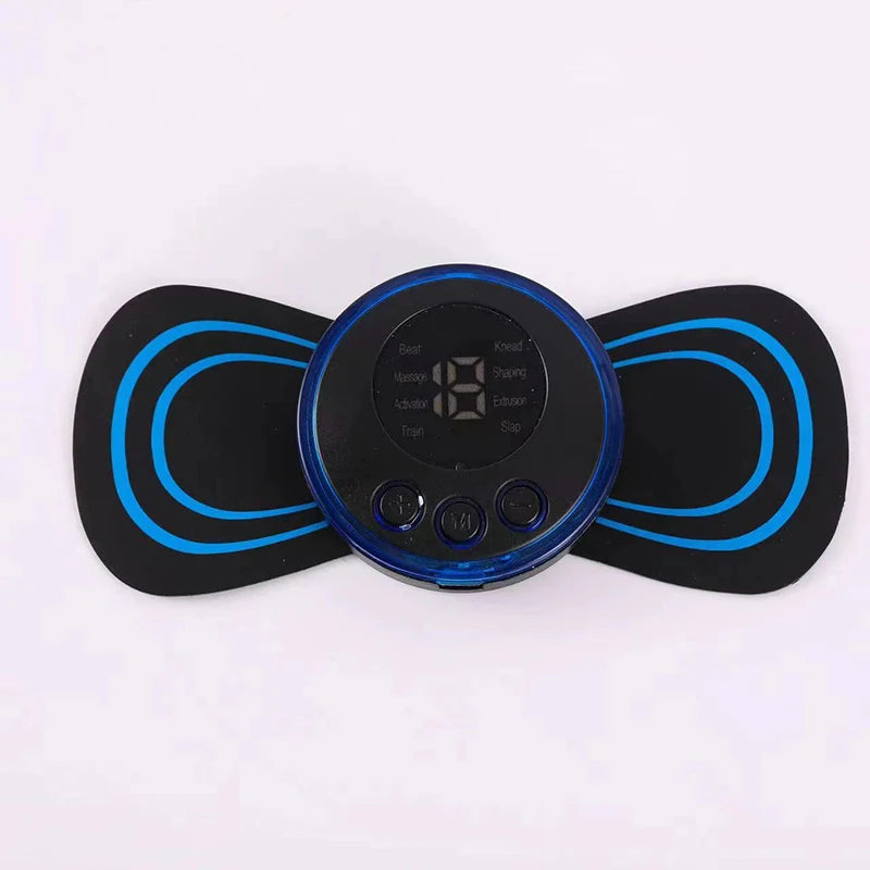 Rechargeable neck massager electric neck massage to relieve pain EMS acupoint muscle stimulation relaxation massage - Velora