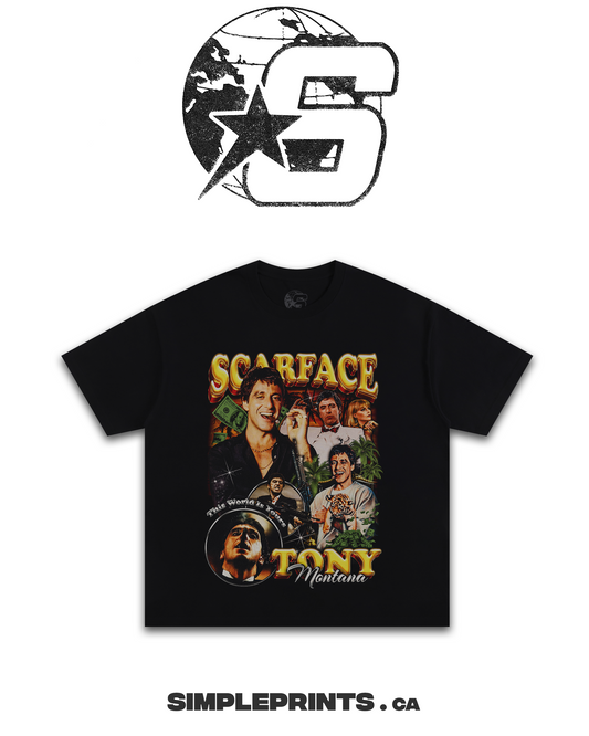 SCARFACE Graphic T-Shirt - Velora Luxury Fashion