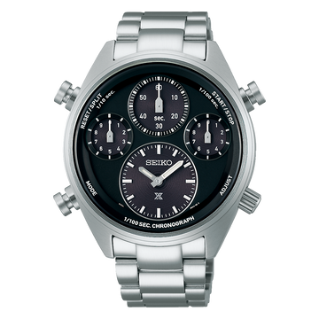 SEIKO Prospex Speedtimer 1/100 Sec Solar Chronograph Grey | SFJ003