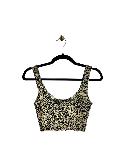 SHEIN Regular fit Crop top in Brown - XS - Velora