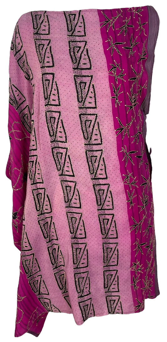 PRC6934 Avatar Pure Silk One Shoulder Dress - Velora