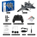 KF700 J-20 4-Channel Brushless Glider RC Plane, 300m Range, Camouflage Gray - Velora Luxury Fashion