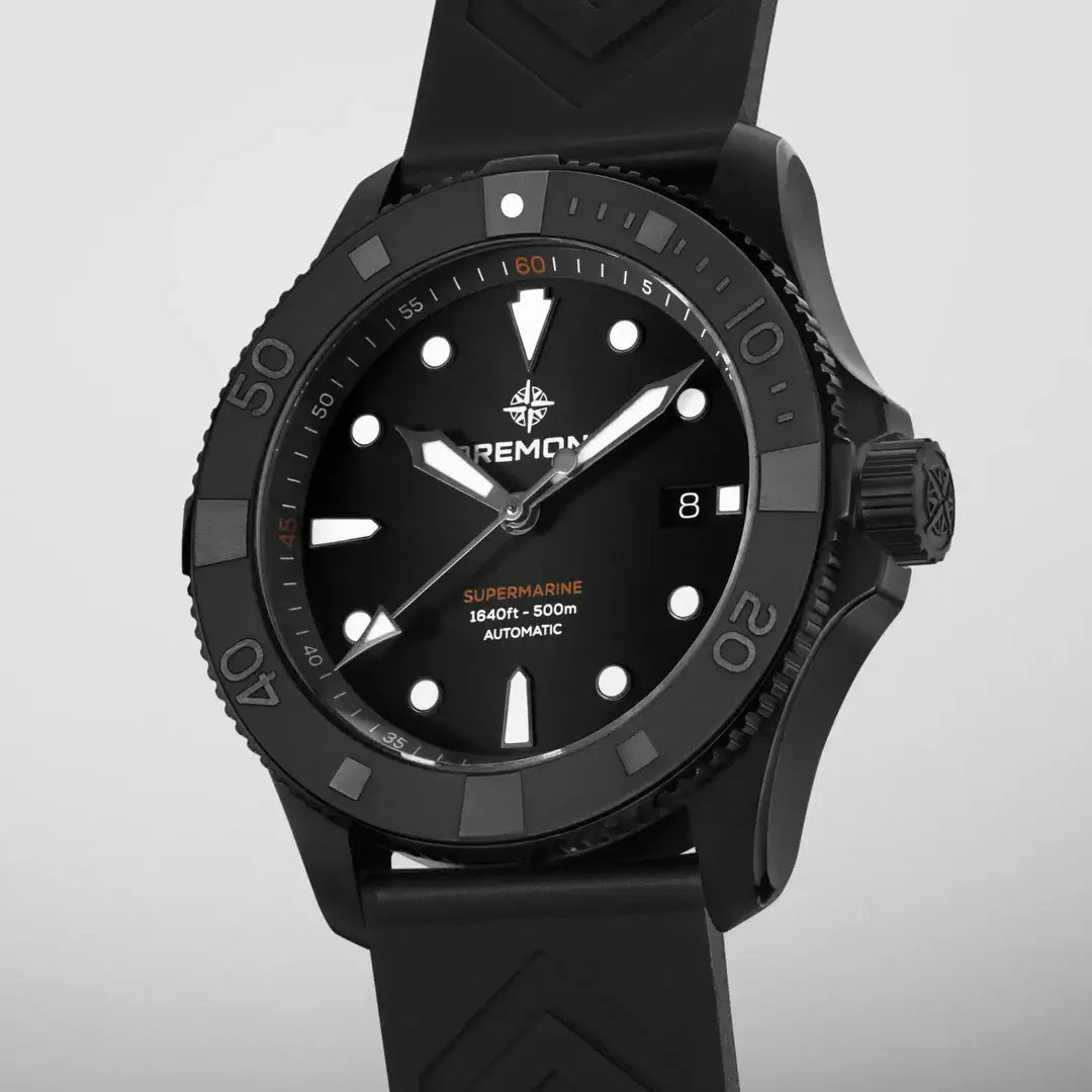 Bremont Supermarine Full Ceramic, Tactical Black SM43-DT-BKCER-BK-R-S - Velora