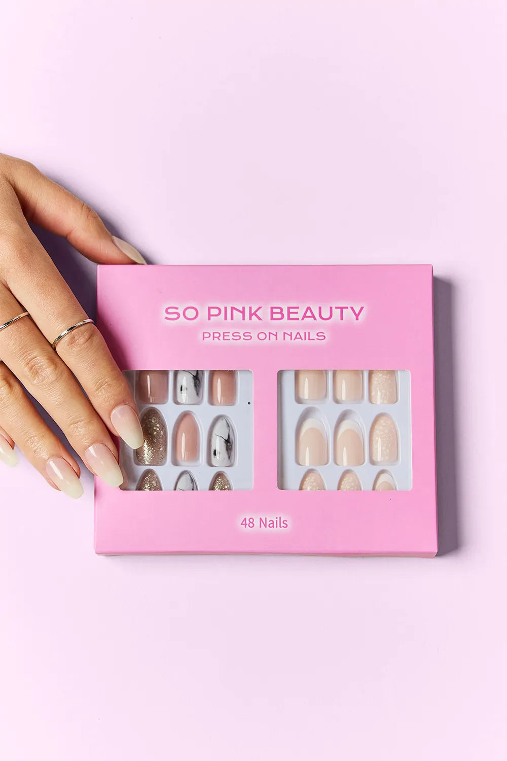 SO PINK BEAUTY Press On Nails 2 Packs - Velora Luxury Fashion