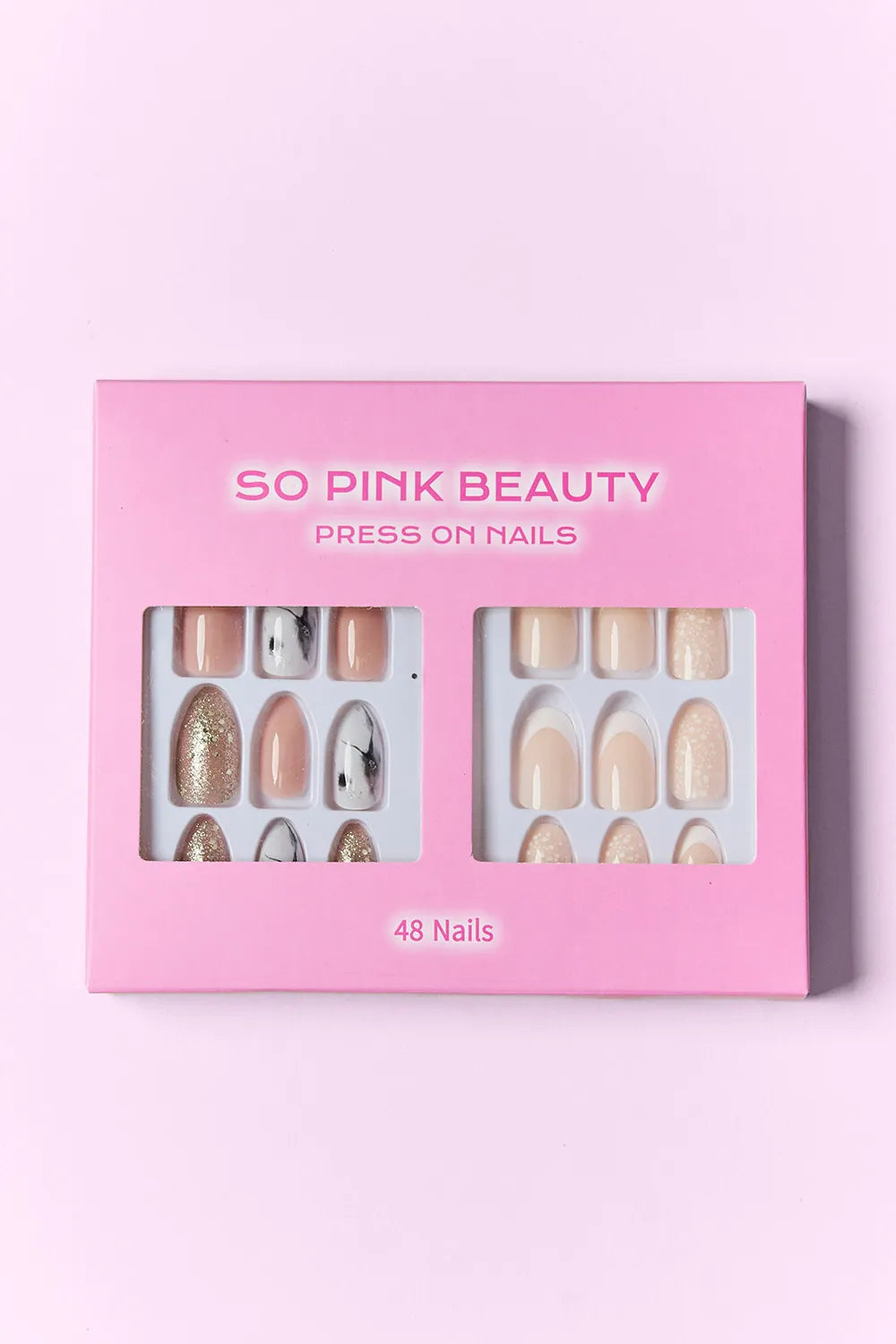 SO PINK BEAUTY Press On Nails 2 Packs - Velora Luxury Fashion
