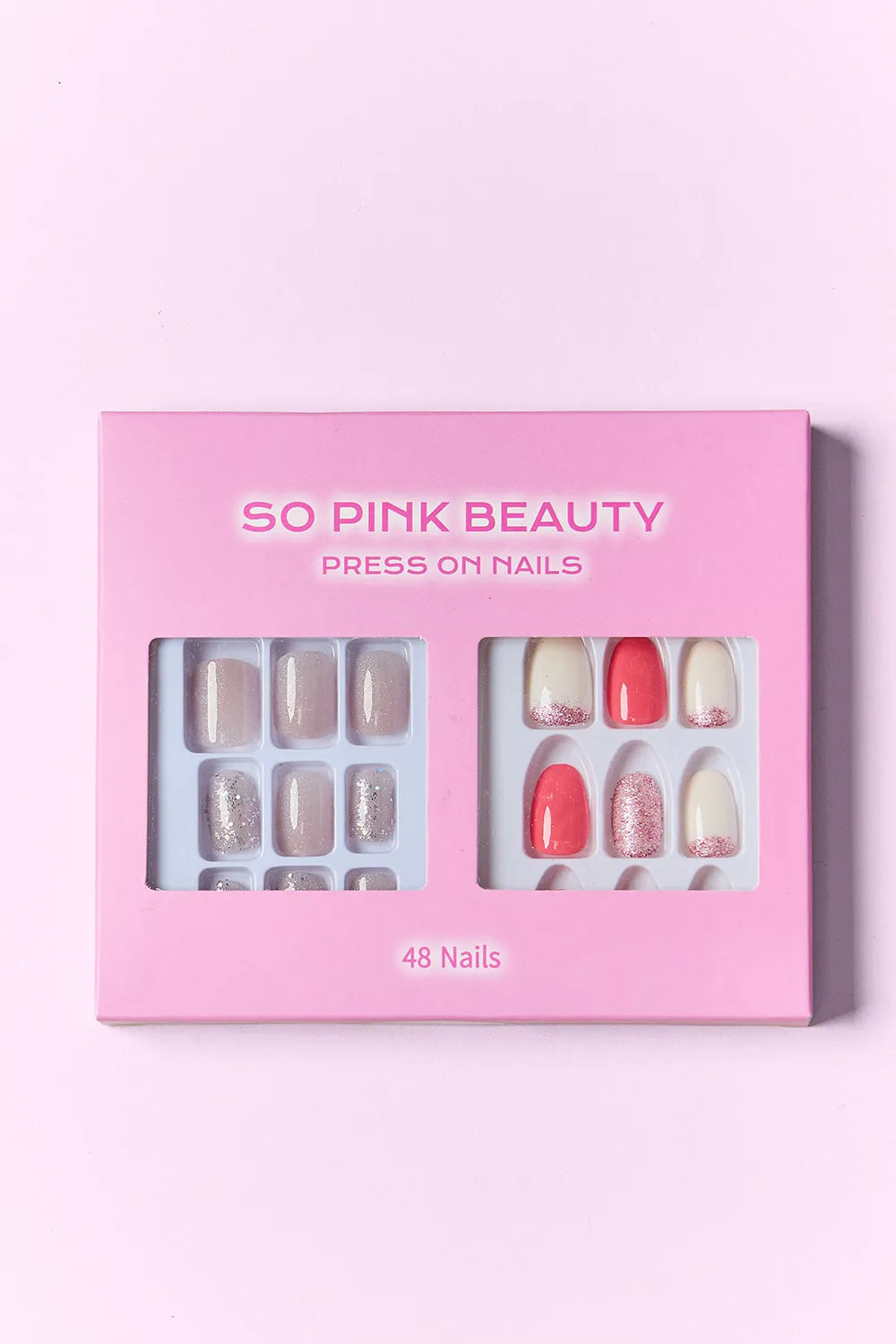 SO PINK BEAUTY Press On Nails 2 Packs - Velora Luxury Fashion