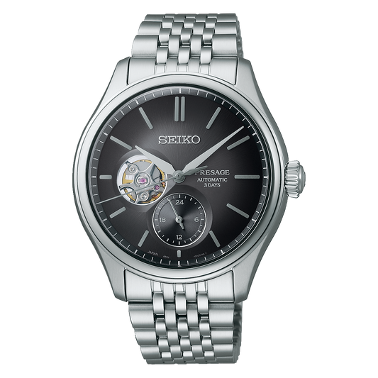 SEIKO Presage Classic Semi-Skeleton Sumiiro Silver | SPB471