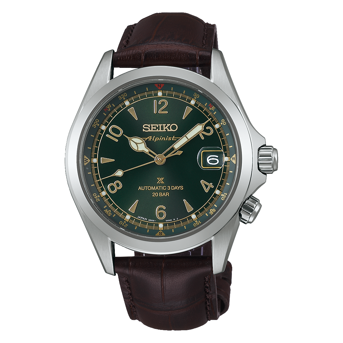 SEIKO Prospex Alpinist 62MAS Mechanical Green Dial | SPB507