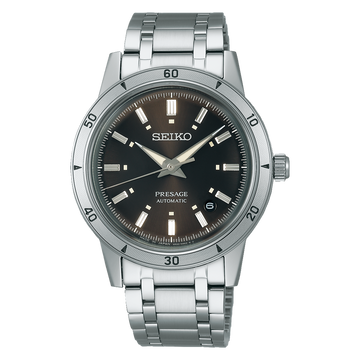 SEIKO Presage Style60s 'Elegant Yet Rugged' Brown | SRPL09