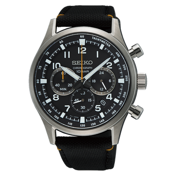 SEIKO Chronograph Quartz Black | SSB449