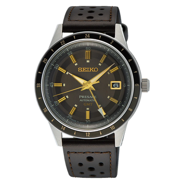 SEIKO Presage Style60s GMT Brushed Satin Black | SSK013