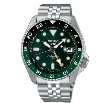 SEIKO 5 Sports Green Dial GMT | SSK035