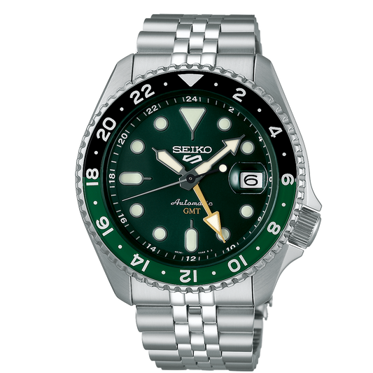 SEIKO 5 Sports Green Dial GMT | SSK035