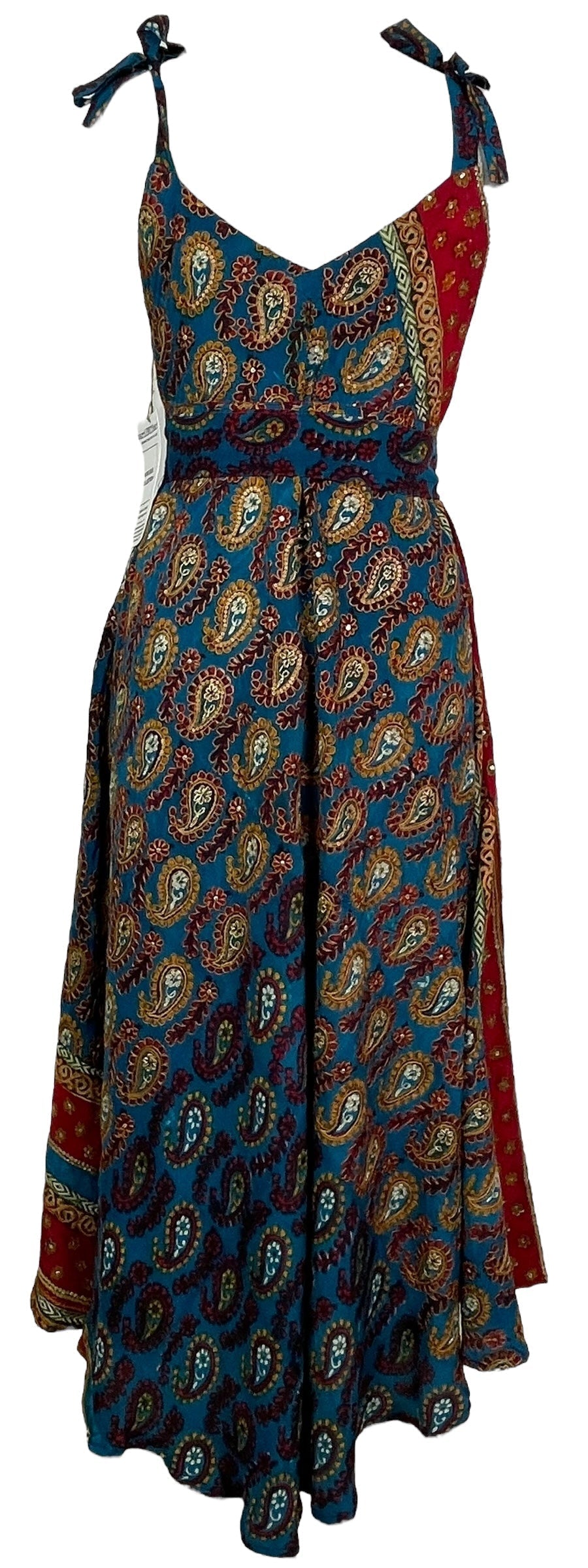 STAFF HOLD PRC7675 Avatar Pure Silk Maxi Dress with Belt - Velora Luxury Fashion