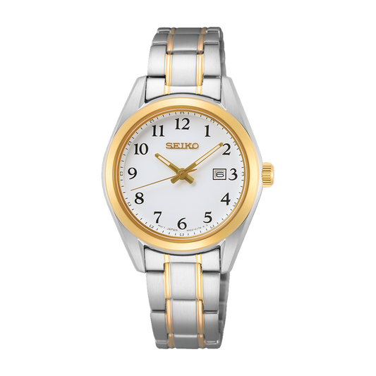 SEIKO Essentials Quartz Two Tone Ladies | SUR466