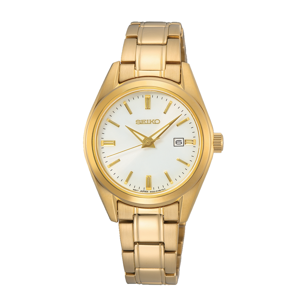 SEIKO Essentials Quartz Gold Ladies | SUR632