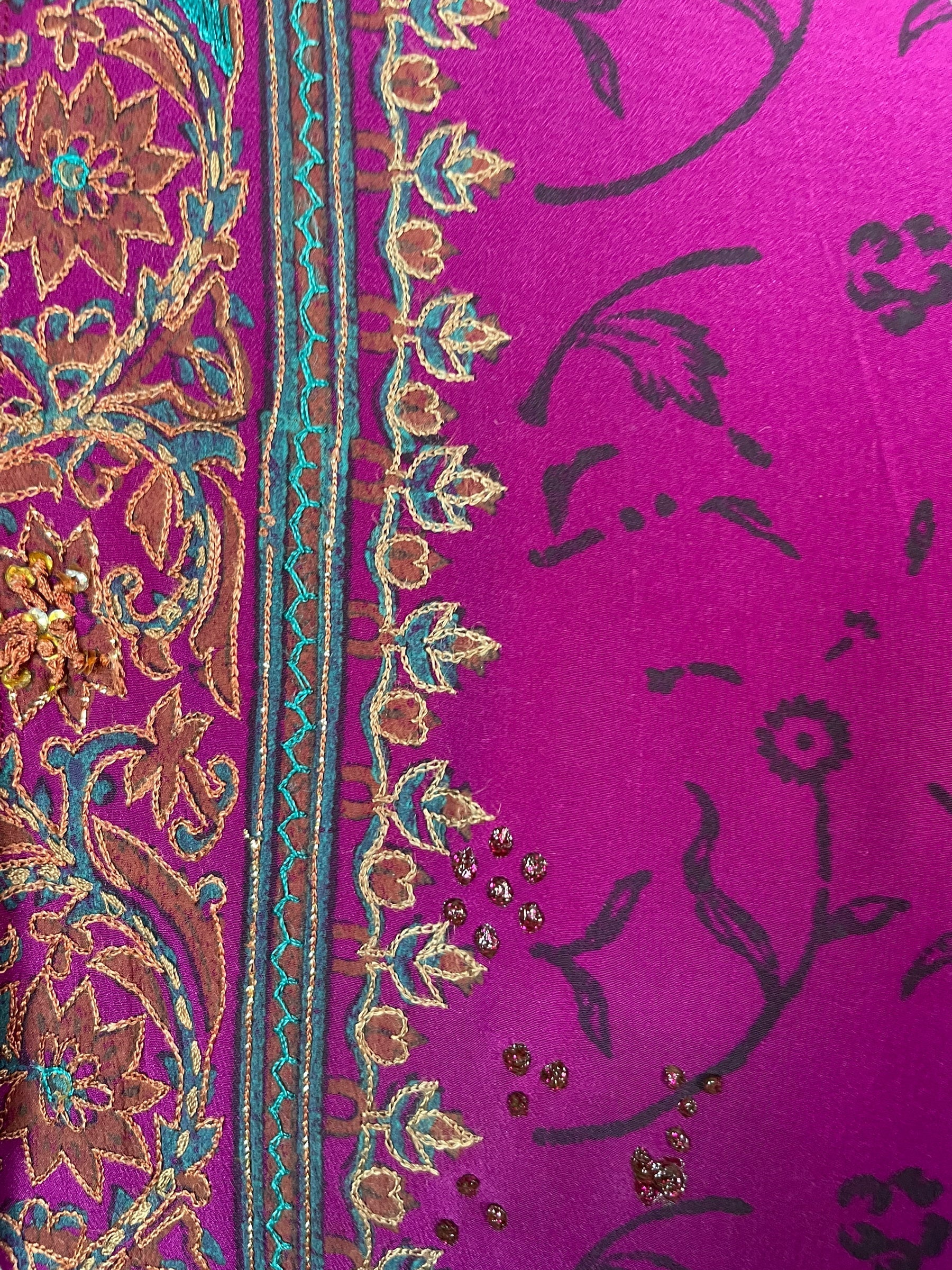 PRC6402 Avatar Pure Silk Maxi Kaftan - Velora