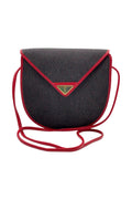 Saint Laurent Pochette Gray /Red Shoulder Bag NS080768 - Velora Luxury Fashion