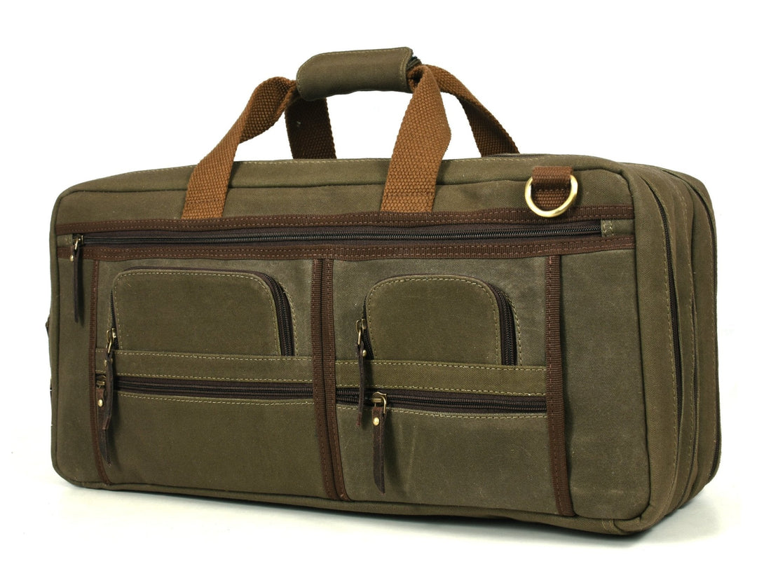 Salerno Canvas Chef Knife Case Olive Green (KR-62) - Velora Luxury Fashion