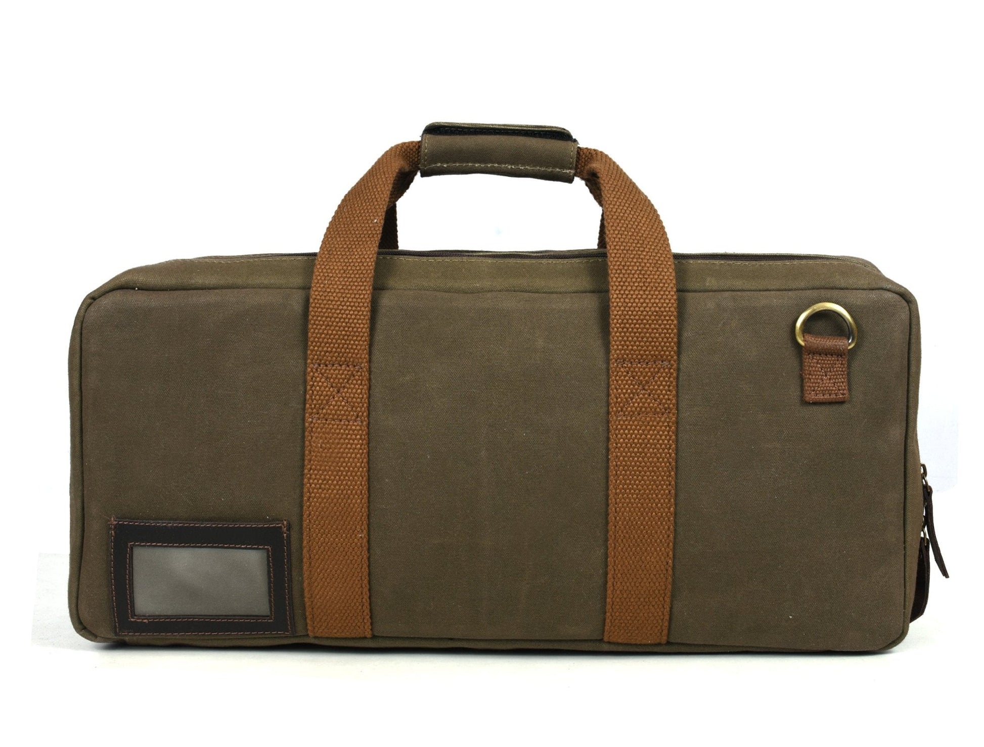 Salerno Canvas Chef Knife Case Olive Green (KR-62) - Velora Luxury Fashion