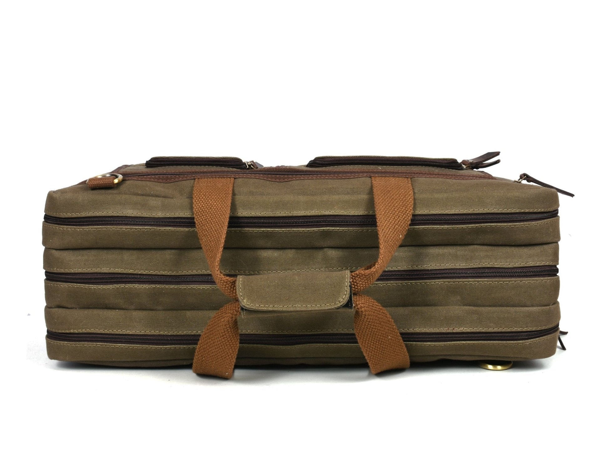 Salerno Canvas Chef Knife Case Olive Green (KR-62) - Velora Luxury Fashion