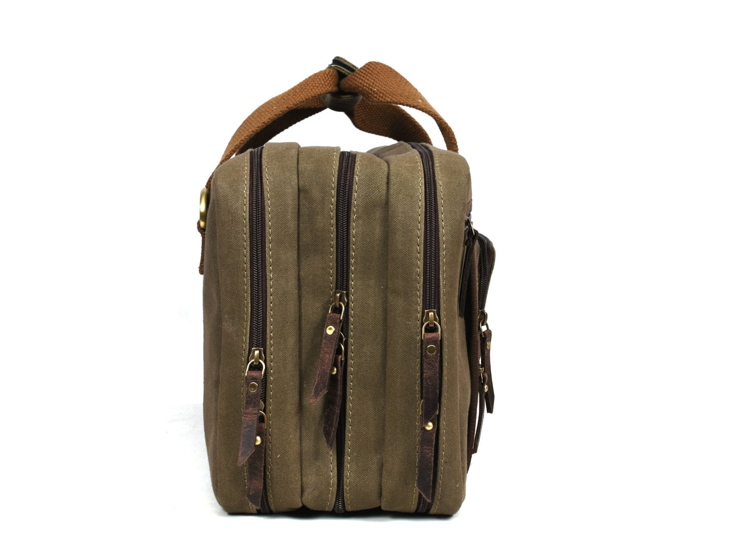 Salerno Canvas Chef Knife Case Olive Green (KR-62) - Velora Luxury Fashion