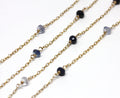 Sapphire Wire Wrapped Layering Necklace - Velora Luxury Fashion