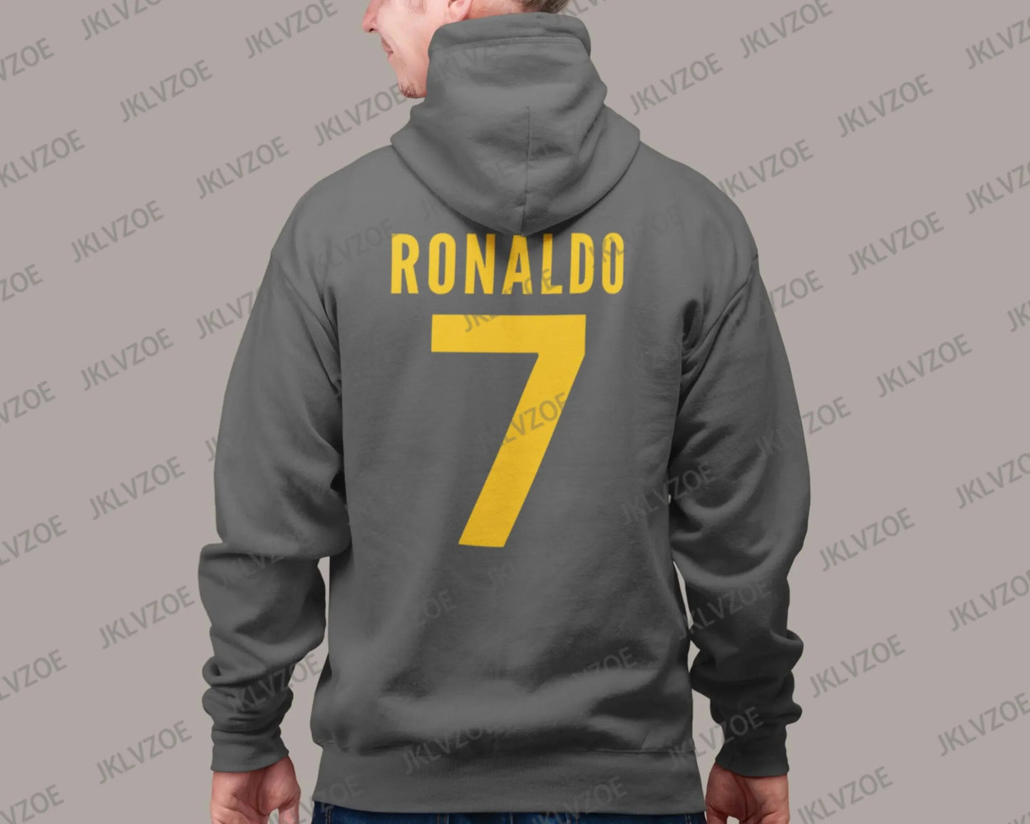 Ronaldo 7 Print Hoodie Retro Street Sweatshirt Top Autumn Women Men Casual Pullover Cotton Sport Hooded Men Clothing Streetwear Velora