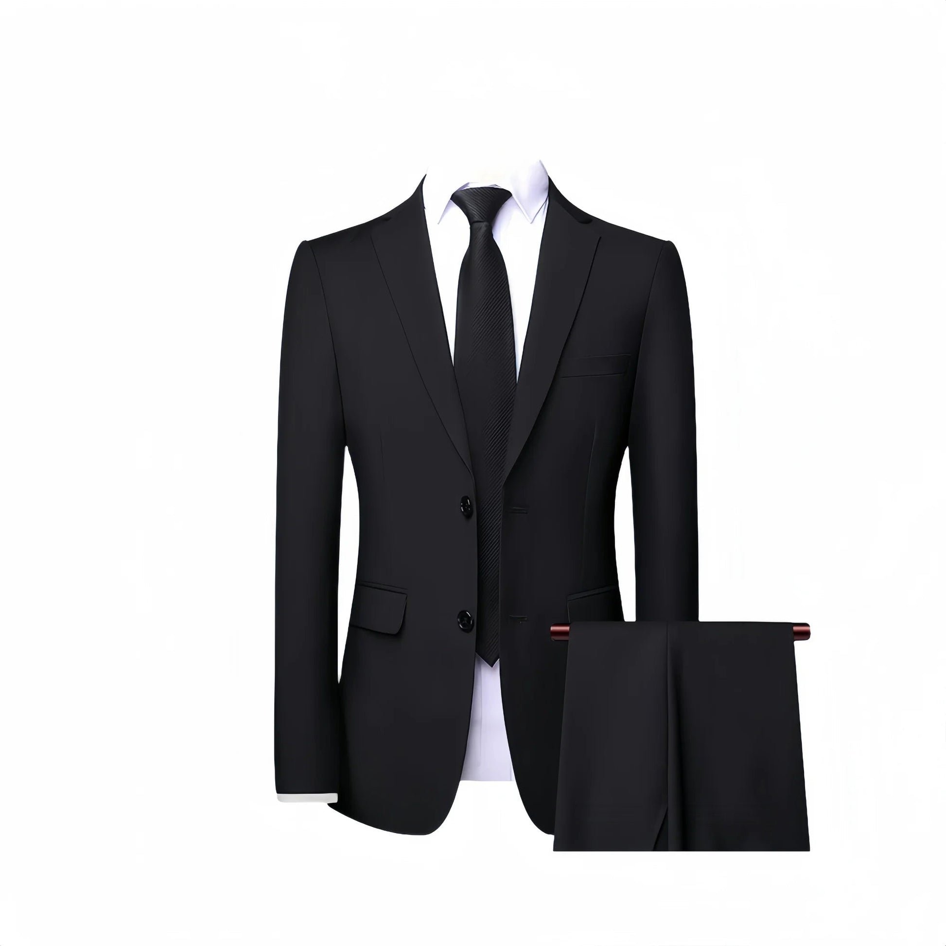 2025 Wedding Groom Suit for Men/Slim Fit 2-Piece(Blazer+pants)Breathable Groom Attire(Free Tie)Best Man, Party, Prom Ropa Hombre - Velora