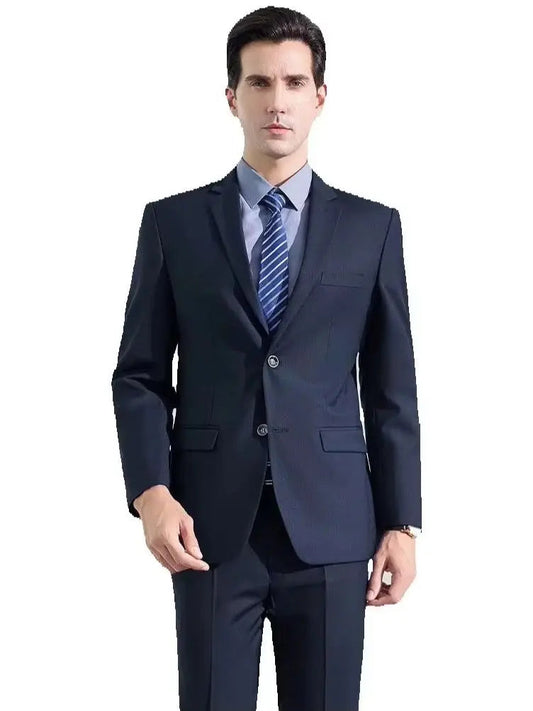 2025 Wedding Groom Suit for Men/Slim Fit 2-Piece(Blazer+pants)Breathable Groom Attire(Free Tie)Best Man, Party, Prom Ropa Hombre - Velora