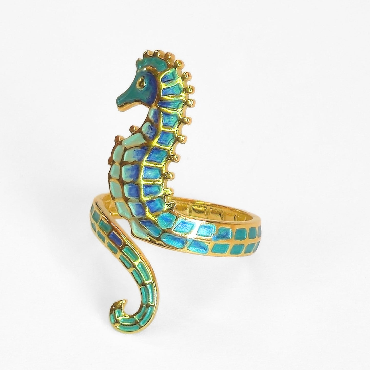 Seahorse Wrap Ring - Velora Luxury Fashion