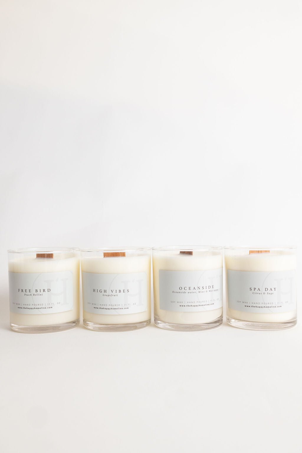 Seasonal 11 oz Wood Wick Candle Bundle - Velora Luxury Fashion