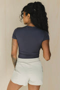 Second Skin Short Sleeve - Velora Luxury Fashion