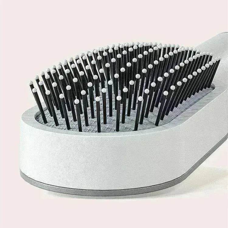 Self Cleaning Hair Brush For Women key Massage Scalp - Velora
