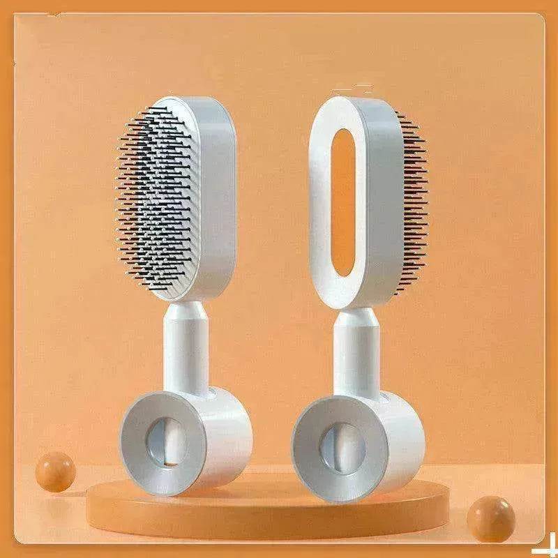Self Cleaning Hair Brush For Women key Massage Scalp - Velora