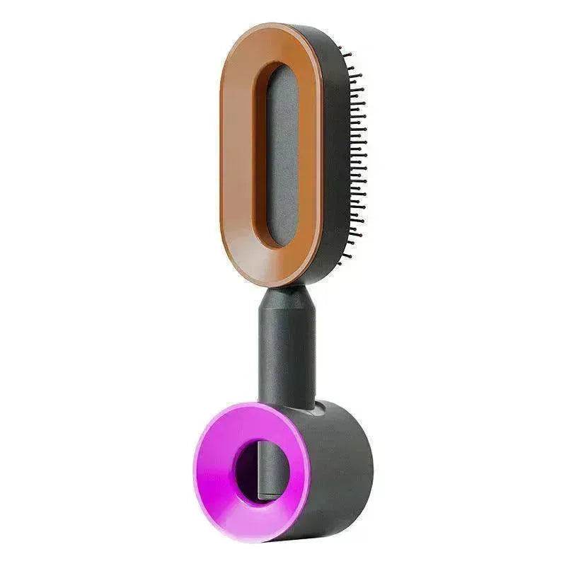 Self Cleaning Hair Brush For Women key Massage Scalp - Velora