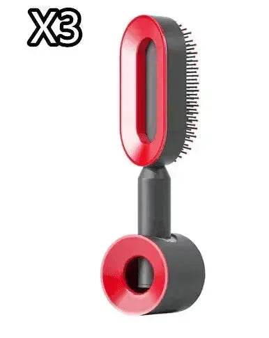 Self Cleaning Hair Brush For Women key Massage Scalp - Velora