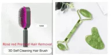 Self Cleaning Hair Brush For Women key Massage Scalp - Velora
