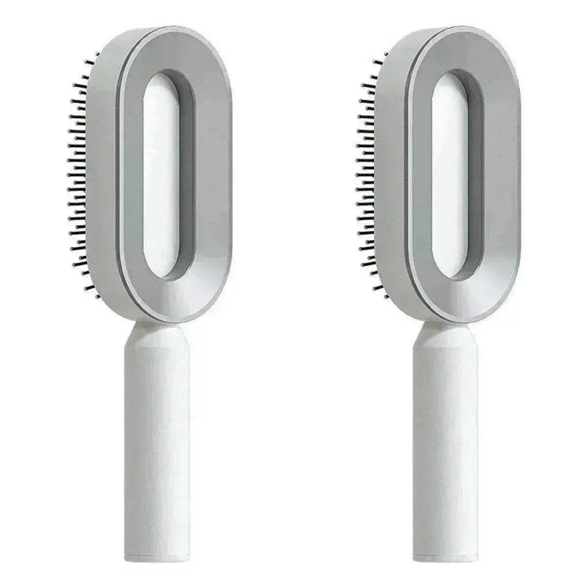 Self Cleaning Hair Brush For Women key Massage Scalp - Velora