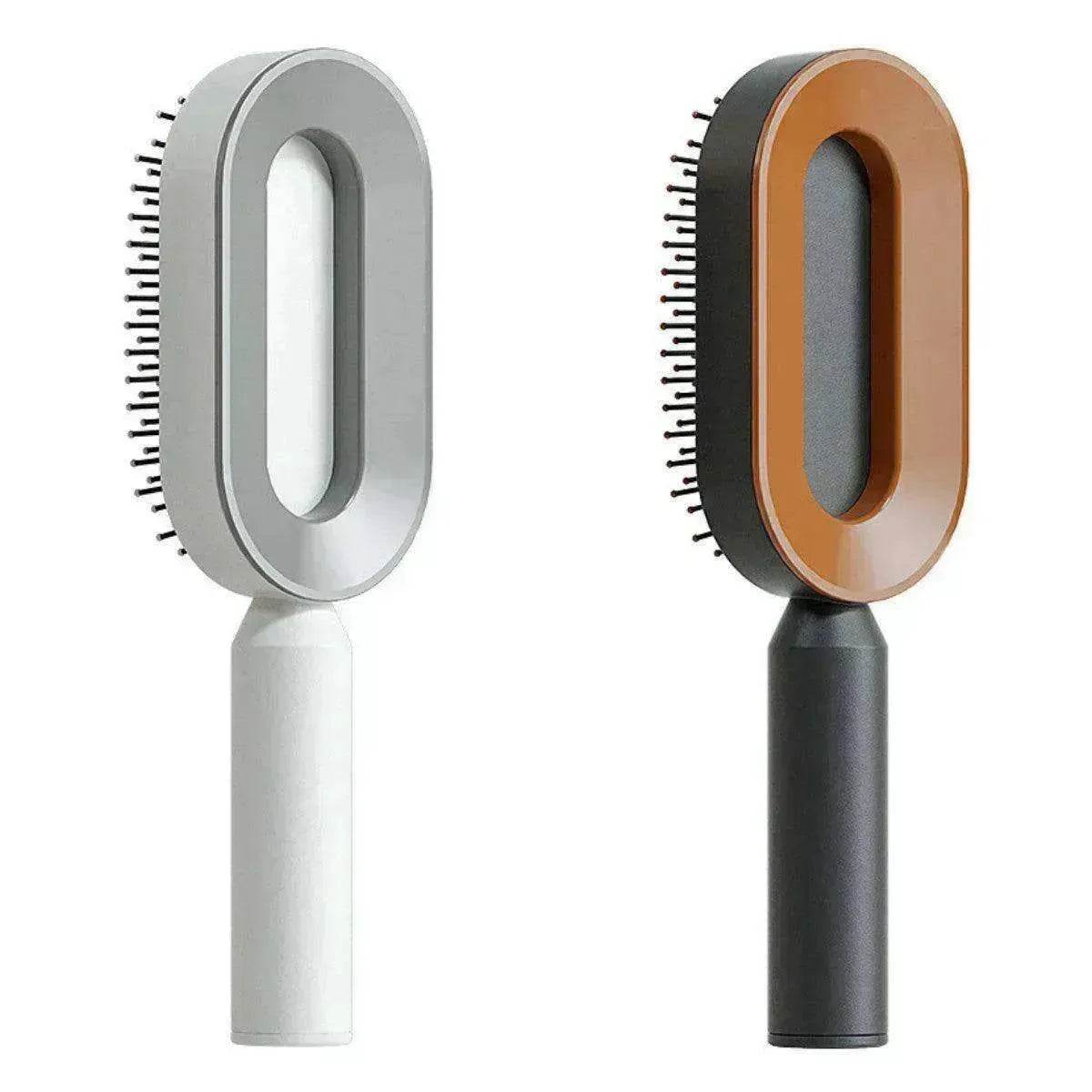 Self Cleaning Hair Brush For Women key Massage Scalp - Velora