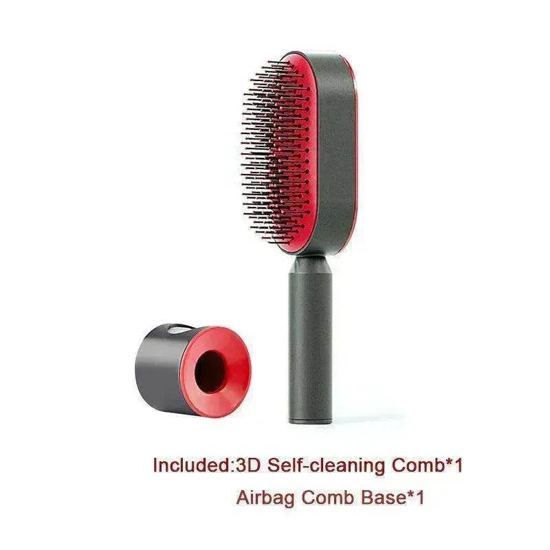 Self Cleaning Hair Brush For Women key Massage Scalp - Velora