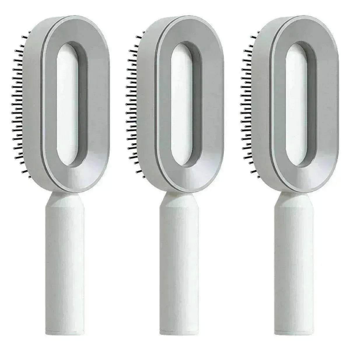 Self Cleaning Hair Brush For Women key Massage Scalp - Velora